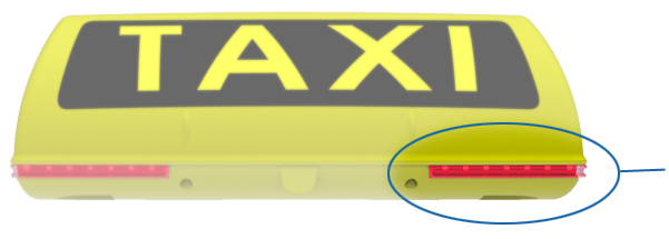 Show your taxi's status using Pointguard's smart taxi lights